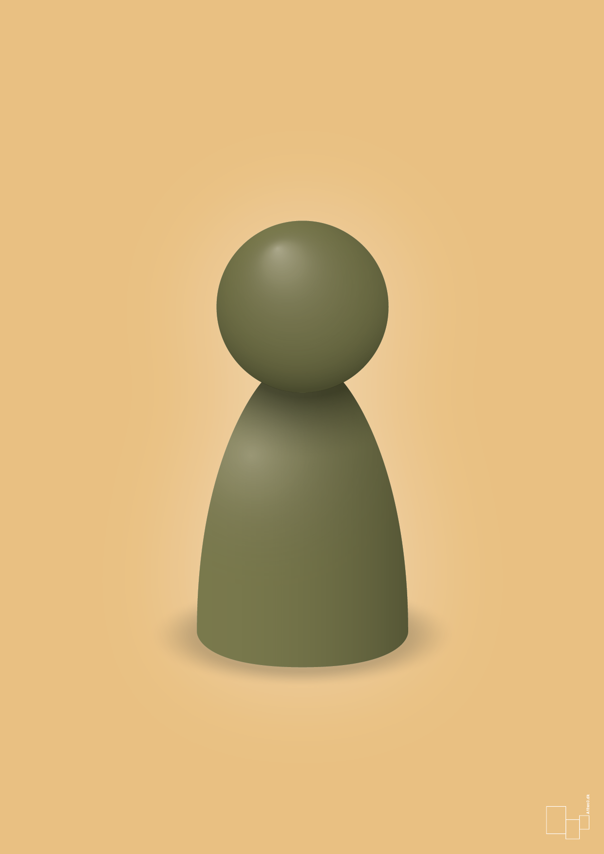 plakat: spillebrik i farven: secret meadow - charismatic-Brætspil-A1two3