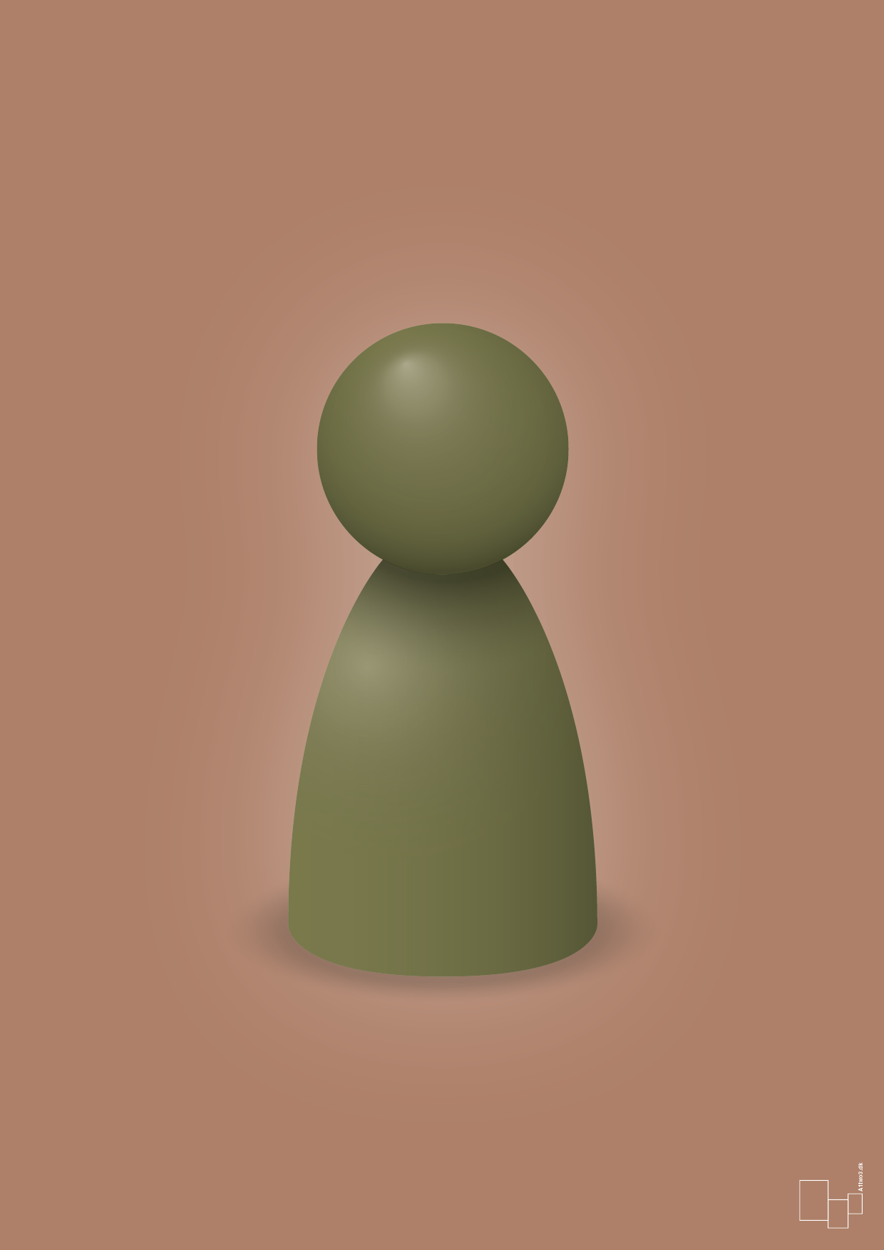 plakat: spillebrik i farven: secret meadow - cider spice-Brætspil-A1two3