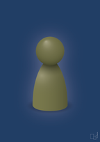 plakat: spillebrik i farven: secret meadow - lapis blue-Brætspil-A1two3