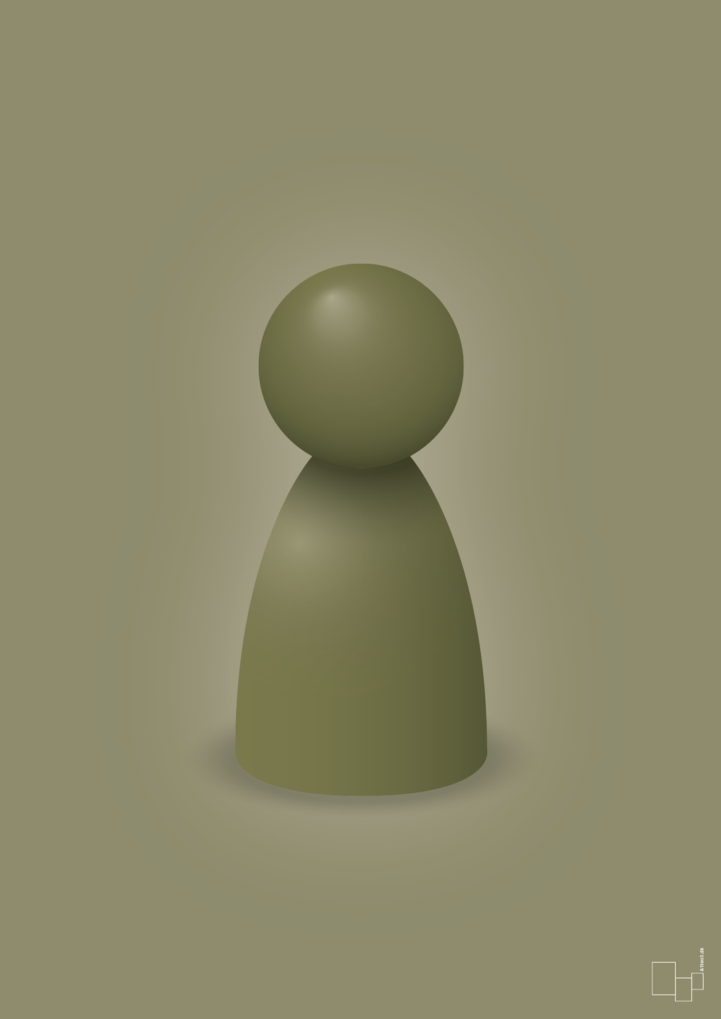 plakat: spillebrik i farven: secret meadow - misty forrest-Brætspil-A1two3