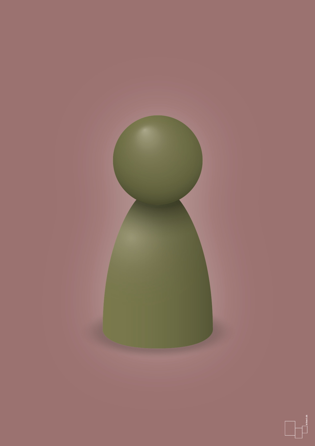 plakat: spillebrik i farven: secret meadow - plum-Brætspil-A1two3