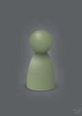 plakat: spillebrik i farven: jade - graphic charcoal-Brætspil-A1two3