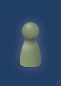 plakat: spillebrik i farven: jade - lapis blue-Brætspil-A1two3
