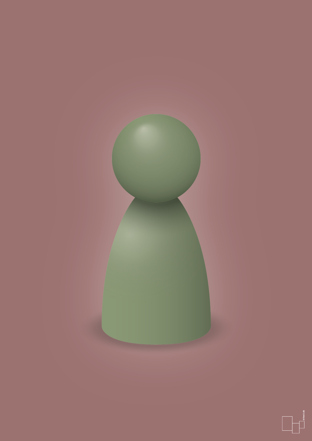 plakat: spillebrik i farven: jade - plum-Brætspil-A1two3