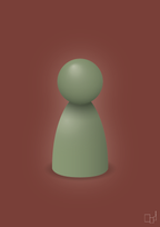 plakat: spillebrik i farven: jade - red pepper-Brætspil-A1two3