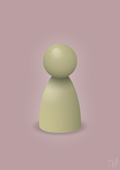 plakat: spillebrik i farven: back to nature - light rose-Brætspil-A1two3