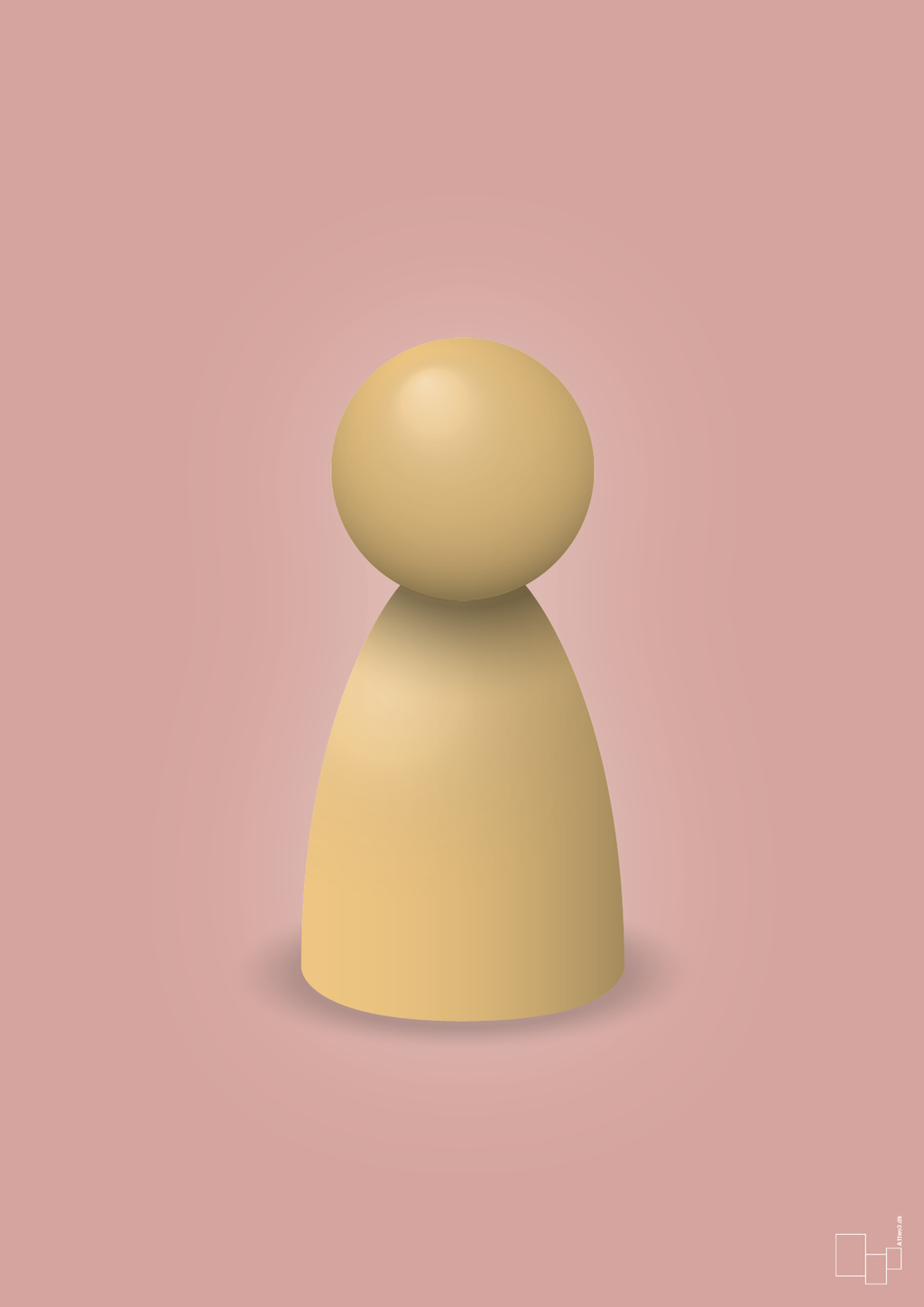 plakat: spillebrik i farven: charismatic - bubble shell-Brætspil-A1two3