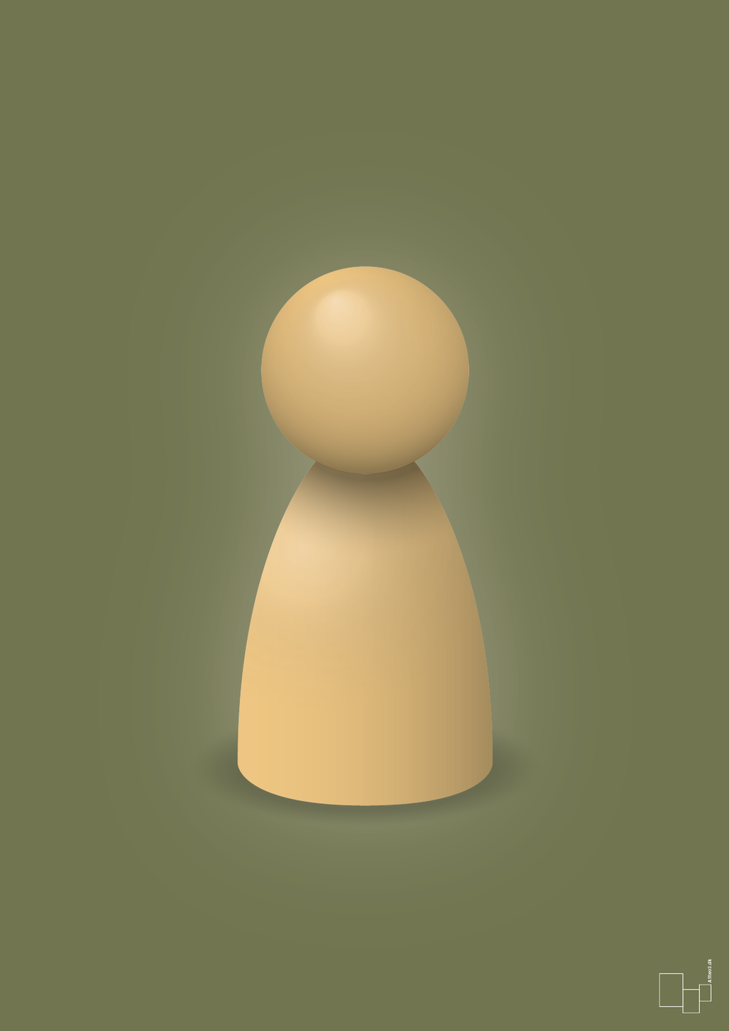 plakat: spillebrik i farven: charismatic - secret meadow-Brætspil-A1two3