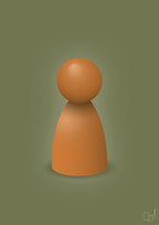 plakat: spillebrik i farven: rumba orange - secret meadow-Brætspil-A1two3