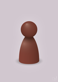 plakat: spillebrik i farven: red pebber - dusty lilac-Brætspil-A1two3