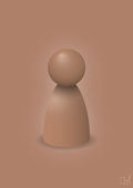 plakat: spillebrik i farven: cider spice - cider spice-Brætspil-A1two3