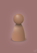 plakat: spillebrik i farven: cider spice - plum-Brætspil-A1two3