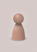 plakat: spillebrik i farven: powder - broken beige-Brætspil-A1two3