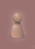 plakat: spillebrik i farven: powder - plum-Brætspil-A1two3