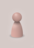 plakat: spillebrik i farven: bubble shell - broken beige-Brætspil-A1two3