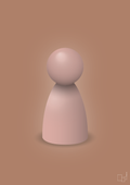 plakat: spillebrik i farven: bubble shell - cider spice-Brætspil-A1two3