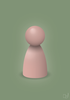 plakat: spillebrik i farven: bubble shell - jade-Brætspil-A1two3