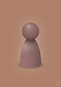 plakat: spillebrik i farven: plum - cider spice-Brætspil-A1two3