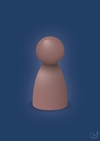 plakat: spillebrik i farven: plum - lapis blue-Brætspil-A1two3