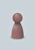 plakat: spillebrik i farven: plum - light drizzle-Brætspil-A1two3