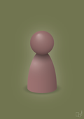 plakat: spillebrik i farven: plum - secret meadow-Brætspil-A1two3