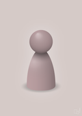 plakat: spillebrik i farven: light rose - broken beige-Brætspil-A1two3