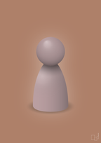 plakat: spillebrik i farven: light rose - cider spice-Brætspil-A1two3