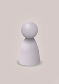 plakat: spillebrik i farven: dusty lilac - broken beige-Brætspil-A1two3