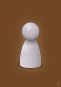 plakat: spillebrik i farven: dusty lilac - dark brown-Brætspil-A1two3