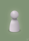 plakat: spillebrik i farven: dusty lilac - jade-Brætspil-A1two3