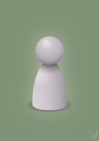 plakat: spillebrik i farven: dusty lilac - jade-Brætspil-A1two3