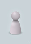 plakat: spillebrik i farven: dusty lilac - light drizzle-Brætspil-A1two3