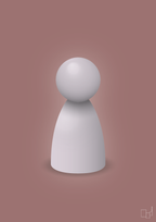 plakat: spillebrik i farven: dusty lilac - plum-Brætspil-A1two3