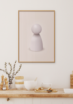 plakat: spillebrik i farven: dusty lilac - bubble shell-Brætspil-A1two3