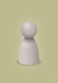 plakat: spillebrik i farven: broken beige - back to nature-Brætspil-A1two3