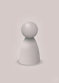 plakat: spillebrik i farven: broken beige - broken beige-Brætspil-A1two3
