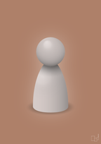 plakat: spillebrik i farven: broken beige - cider spice-Brætspil-A1two3