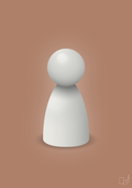 plakat: spillebrik i farven: painters white - cider spice-Brætspil-A1two3