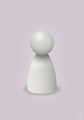 plakat: spillebrik i farven: painters white - dusty lilac-Brætspil-A1two3