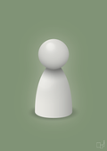 plakat: spillebrik i farven: painters white - jade-Brætspil-A1two3