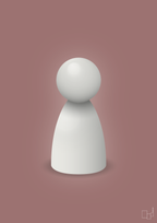plakat: spillebrik i farven: painters white - plum-Brætspil-A1two3