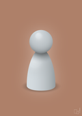 plakat: spillebrik i farven: light drizzle - cider spice-Brætspil-A1two3