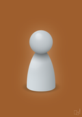 plakat: spillebrik i farven: light drizzle - cognac-Brætspil-A1two3
