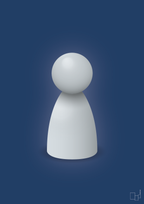 plakat: spillebrik i farven: light drizzle - lapis blue-Brætspil-A1two3