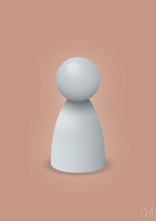 plakat: spillebrik i farven: light drizzle - powder-Brætspil-A1two3