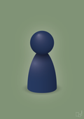 plakat: spillebrik i farven: lapis blue - jade-Brætspil-A1two3