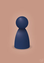plakat: spillebrik i farven: lapis blue - powder-Brætspil-A1two3