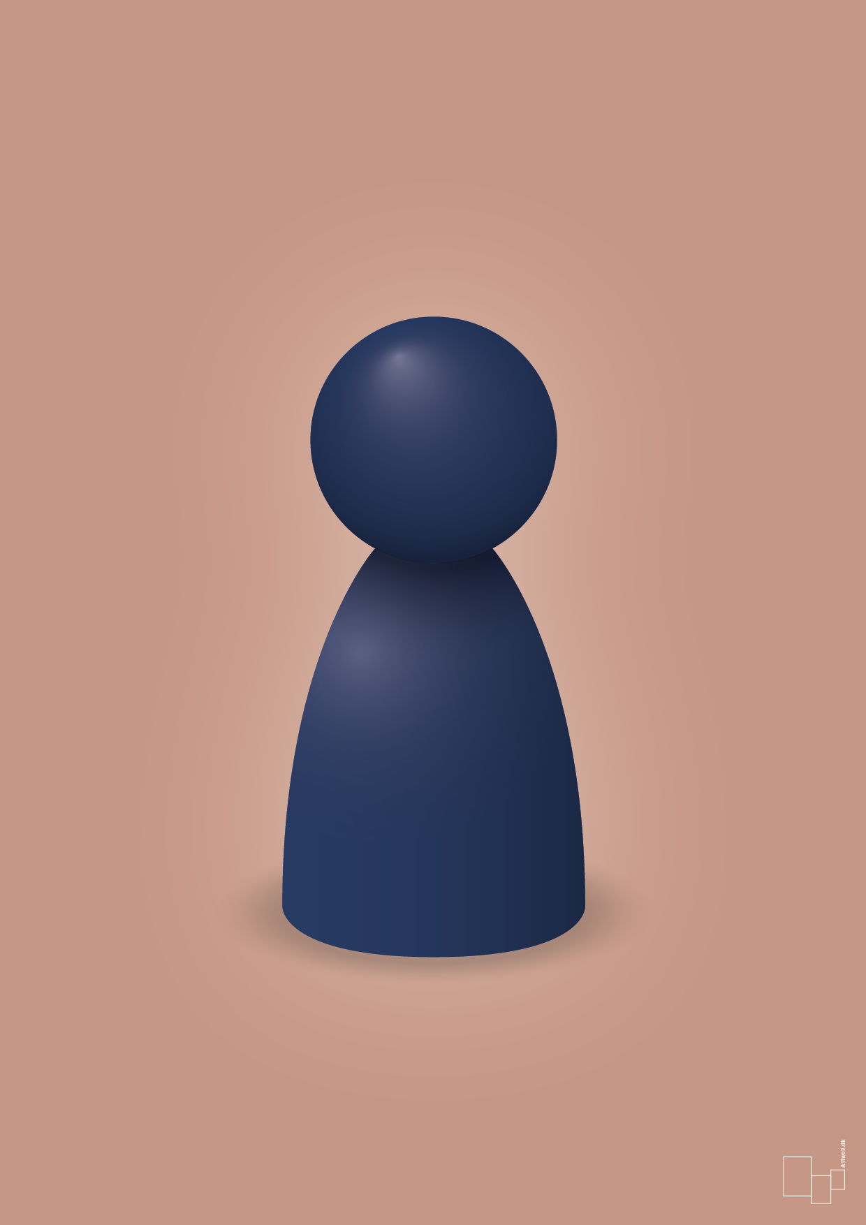 plakat: spillebrik i farven: lapis blue - powder-Brætspil-A1two3