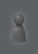 plakat: spillebrik i farven: graphic charcoal - graphic charcoal-Brætspil-A1two3