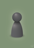plakat: spillebrik i farven: graphic charcoal - jade-Brætspil-A1two3